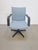 Black Vintage Channel Swivel Office Chairs by Geoffrey Harcourt for Artifort, 1980s, Set of 6 For Sale - Image 8 of 14