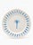 This charming pair of ceramic plates by Les-Ottomans captures a sophisticated coastal aesthetic with a playful, hand-...