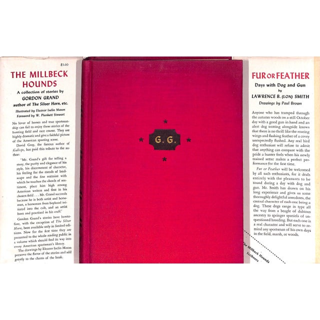 Traditional "The Milbeck Hounds: A Collection of Hunting Stories" 1947 Grand, Gordon For Sale - Image 3 of 9