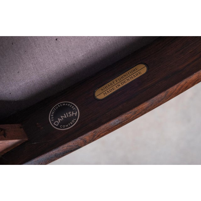 Wood Rosewood Model 422 Dining Chairs by Arne Vodder for Sibast Møbler, 1960s, Set of 4 For Sale - Image 7 of 9