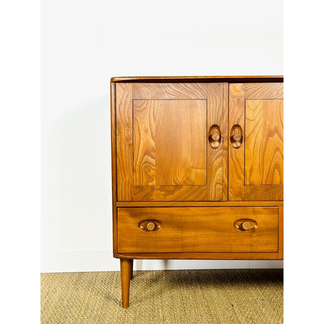 Vintage Scandinavian High Sideboard from Ercol, 1960s For Sale - Image 15 of 17