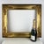 Vintage Italian Wood Picture Frame in Gilt Wood For Sale - Image 5 of 12