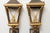 Mid 20th Century French Mid Century Modern Gilt Iron Wall Mounted Lanterns with Single Lights - a Pair For Sale In Atlanta - Image 6 of 9
