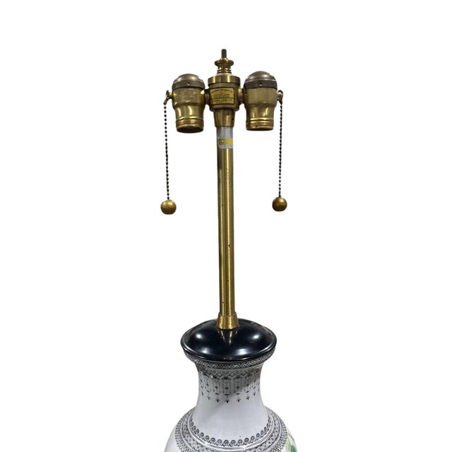 Marbro Chinese Vase Lamp, Phoenix and Peonies, Mid 20th C. For Sale - Image 10 of 13