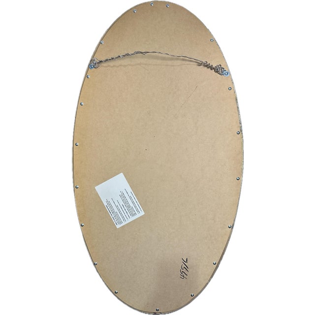 This beautiful English Traditional oval accent wall mirror will become the centerpiece of your foyer or entryway. With...