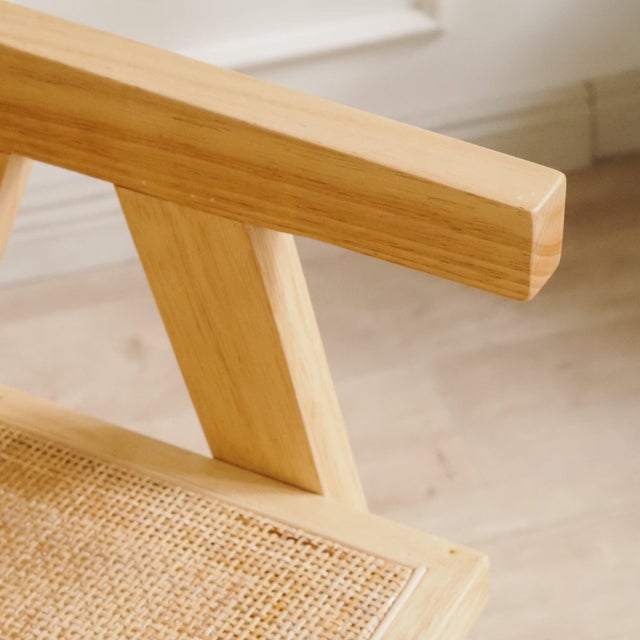 Armchair with Wickerwork For Sale - Image 3 of 10