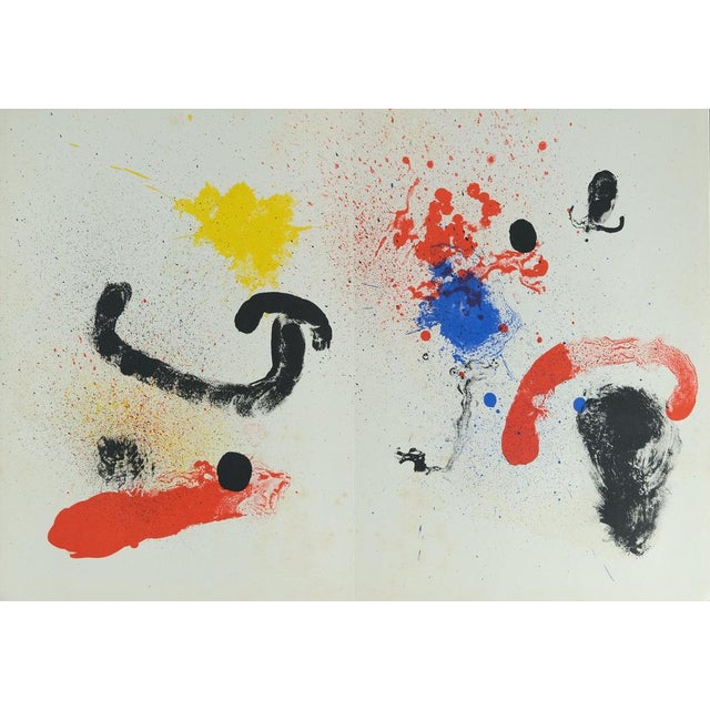 Joan Miro, Surreal Composition, Lithograph For Sale - Image 8 of 8
