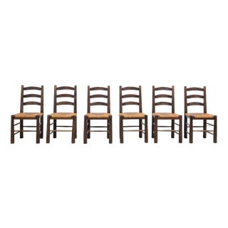Georges Robert Chairs, 1950s, Set of 6 For Sale