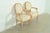 Baker Furniture Company Baker Furniture French Regency Louis XVI Cream and Pink Lacquered Armchairs, Pair For Sale - Image 4 of 15