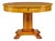 19th Century Swedish Birch Circular Center Table, 1870s For Sale