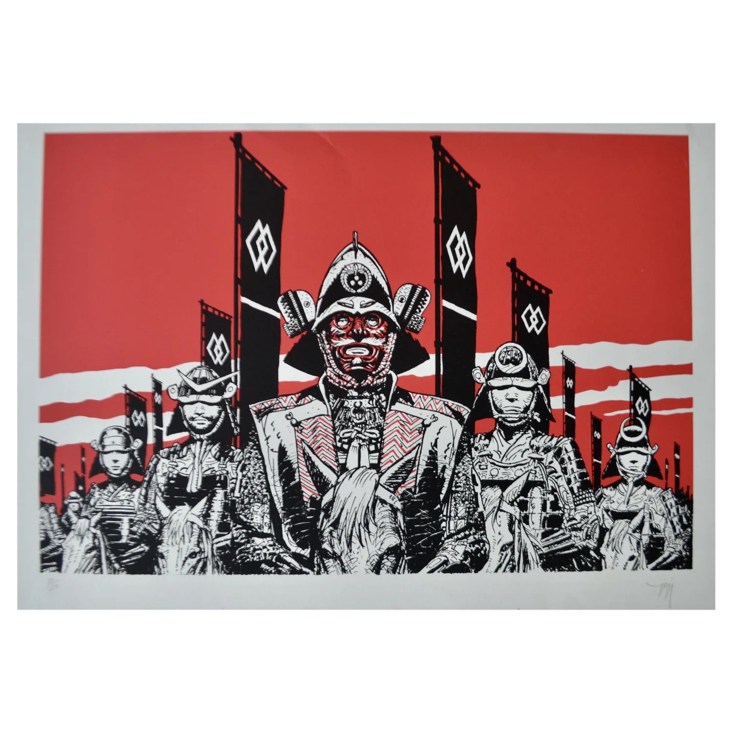 Gigi, The Samurai, Screen Print | Chairish
