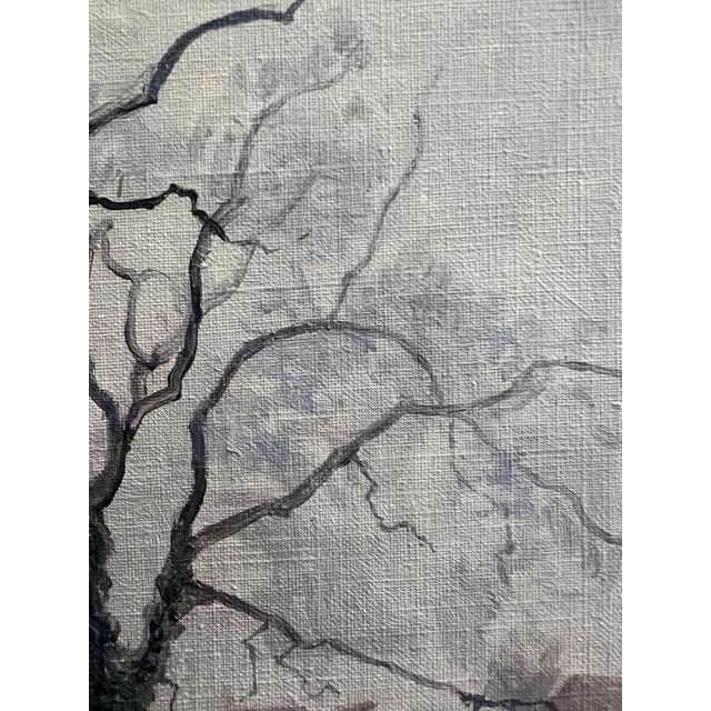 1910s Emile Patru, Paysage d'automne, 1918, Oil on Canvas For Sale - Image 5 of 9