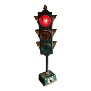 Vintage Bar Sign Stop Light For Sale
