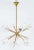 Emil Stejnar Austria Six Light Brass Blown Glass Flush Mount Sputnik Orbit, 1950 For Sale - Image 12 of 13