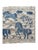 Hand-embroidered Suzani panel from Uzbekistan, worked in fine floss on a cream cotton ground. Six blue horses move across...