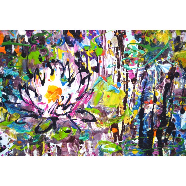 Water Lilies 4.Modern Original Painting. Arts Bound For Sale - Image 4 of 7