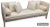 This contemporary white backless love seat settee features a solid mango wood base, ideal as an end-of-bed bench for a...