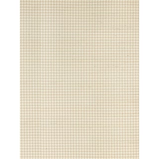 The House of Scalamandré Houndstooth Sisal Wallpaper, Dune For Sale