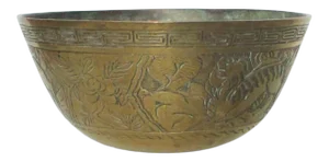 Chinese Bronze Water Gong Bowl Early 20th Century
