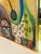 Wood Colorful Abstract Expressionist Painting Attributed to Alan Davis For Sale - Image 7 of 8