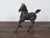 Small Vintage Bronze Horse Sculpture with Dark Patina For Sale - Image 9 of 11