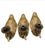 Art Deco Chapman Manufacturing Company Set of Three Brass Mallard Candleholders For Sale - Image 3 of 9