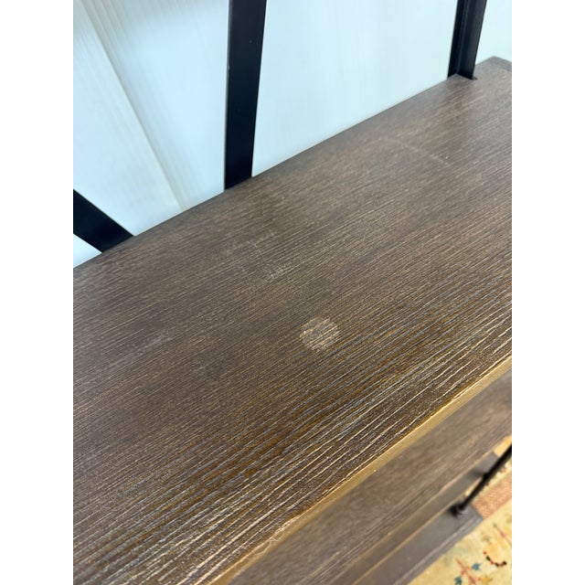 Wood Restoration Hardware Parisian Cornice Single Shelf For Sale - Image 7 of 12