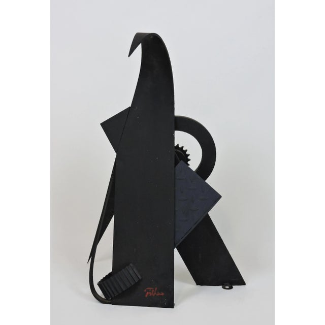 1990s Abstract Welded Steel Sculpture "Assemblage Iii" by David Tothero For Sale - Image 5 of 11