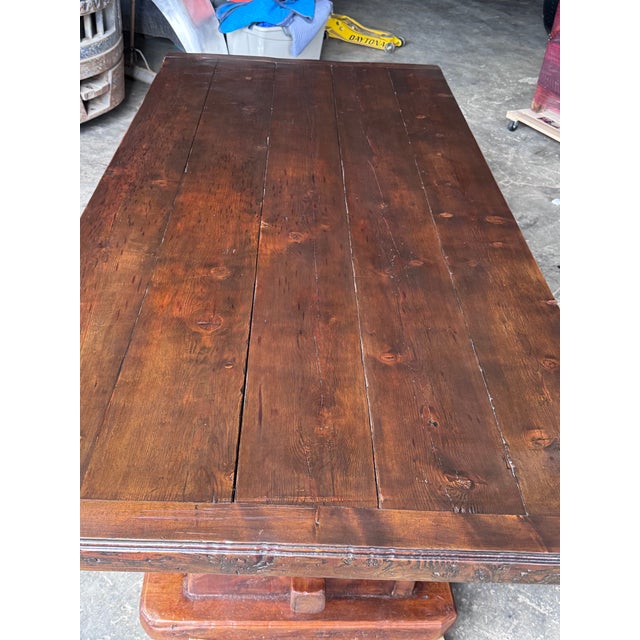19th Century French Trestle Table For Sale - Image 9 of 12