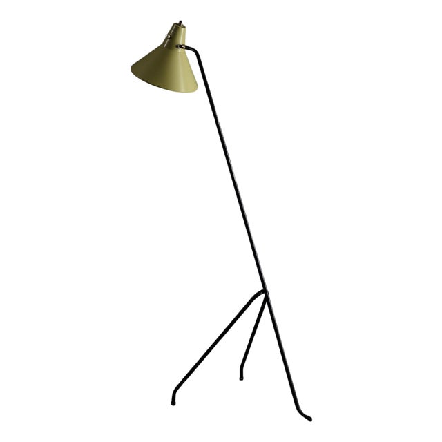 Vintage Grasshopper Tripod Floor Lamp by Willem Van Doorn, 1960s For Sale