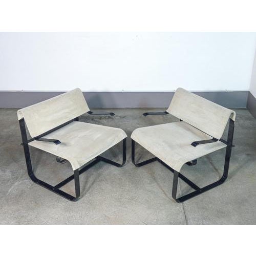 Metal Vintage Dining Chairs by G. Offredi for Saporiti, 1970, Set of 6 For Sale - Image 7 of 18