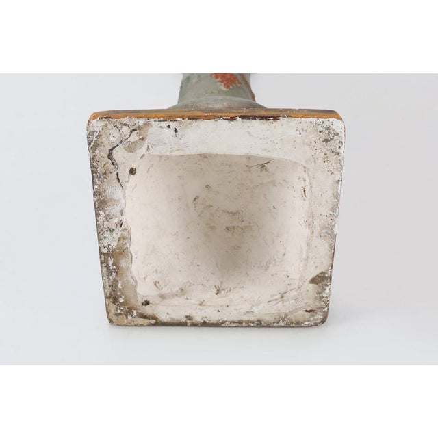 Art Nouveau Console or Pied De Stall in Glazed Plaster, 1920s For Sale - Image 15 of 16