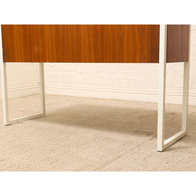Mid 20th Century Danish Modern Wood & Glass Jewelry Display Case For Sale - Image 11 of 12
