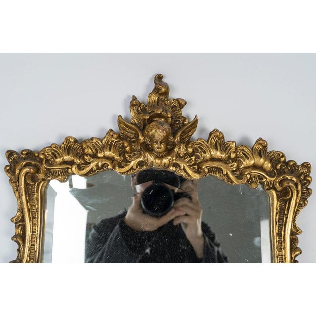 Gilded stucco mirror with beveled glass, 19th century, napoleon iii period. 19th-century mirror from the napoleon iii...