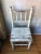 Antique White Antique Italian Painted Library Chair Ladder For Sale - Image 8 of 11