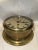 Antique English Ships Clock in Brass Case For Sale - Image 10 of 12