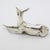 Metal Vintage Italian Handmade Sterling Silver Sitting Deer Figurine, 1980s For Sale - Image 7 of 13