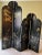 4 Panels Arched Room Divider, made in Hong Kong Taller screen height: 84 Shorter screen height: 66.5 Width: 18
