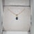 Modern London Blue Topaz Solitaire Pendant in Solid 14k Gold - Pear, 6x4mm For Sale - Image 3 of 7