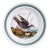 Vintage Portmeirion Birds of Britain Common Sandpiper Dinner Plate - Green Band For Sale