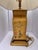 Ralph Lauren 1980s Chinoiserie Bradburn Gallery Hand-Painted Faux Bois Metal Table Lamp With Original Labeled Shade For Sale - Image 4 of 12