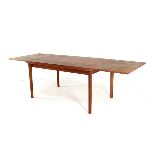 Large Rectangular Extendable Dining Table by Henning Kjaernulf for Vejle For Sale - Image 15 of 16