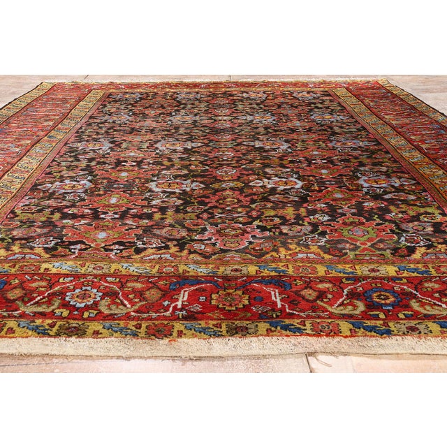 Late 19th Century Persian Sultanabad Rug, 09'03 X 11'05 For Sale - Image 9 of 10