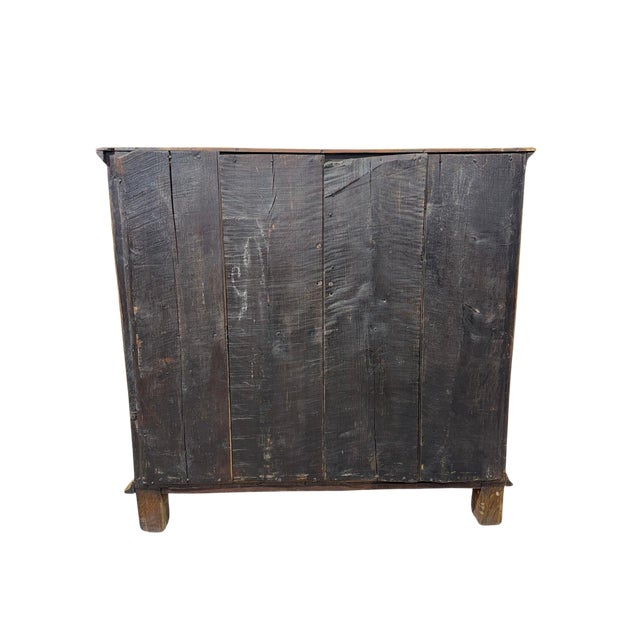 Wood 18th Century English Bleached Oak Chest of Drawers For Sale - Image 7 of 7