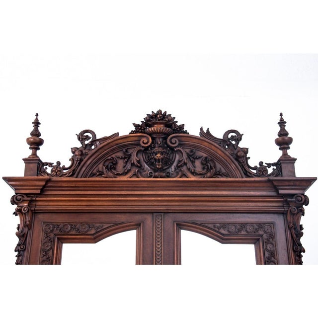 Antique Glass Mirror Wardrobe, France For Sale - Image 4 of 15