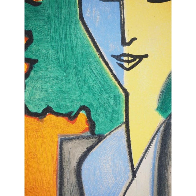 Henri Matisse, Portrait in Blue, Green and Yellow, Lithograph For Sale - Image 5 of 6