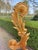 1980s Italian Rococo Gold Beech Velvet Side Chairs 2pc- Pair For Sale - Image 15 of 18