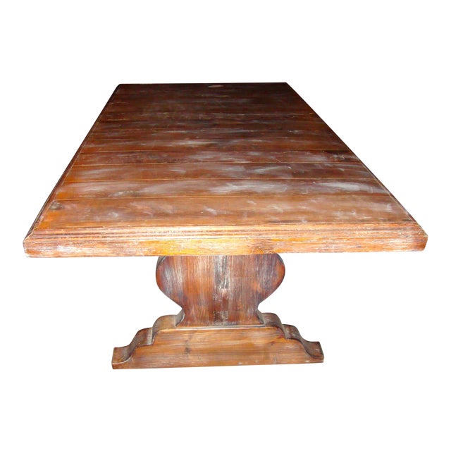 Pedestal Wrought Iron Pesky Cypress Dining Table Chairish