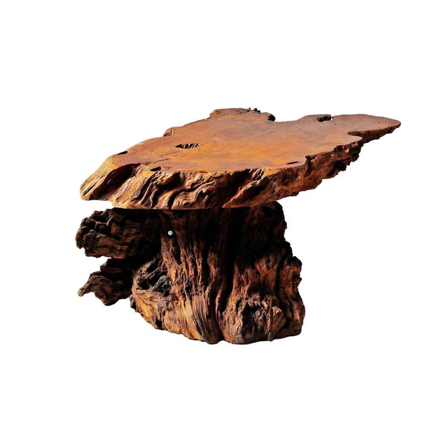 Live Edge Hardwood Table For Sale - Image 9 of 11