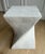 1980s Vintage Late 1970s / 1980s Postmodern Sculptural Twist Form Side Table or Pedestal in Plaster Finish For Sale - Image 5 of 10